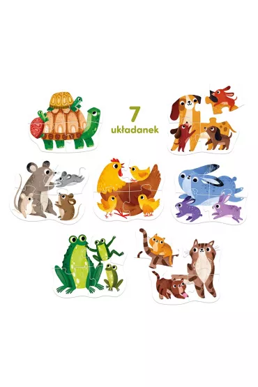 CzuCzu Moje pierwsze puzzle Maluchy 2+ Bright Junior Media