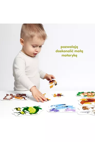 CzuCzu Moje pierwsze puzzle Maluchy 2+ Bright Junior Media