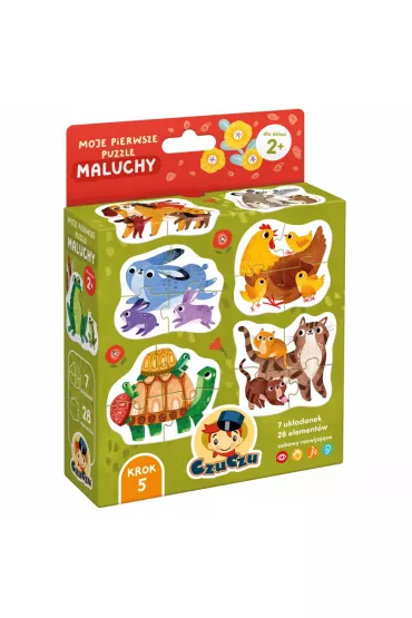 CzuCzu Moje pierwsze puzzle Maluchy 2+ Bright Junior Media