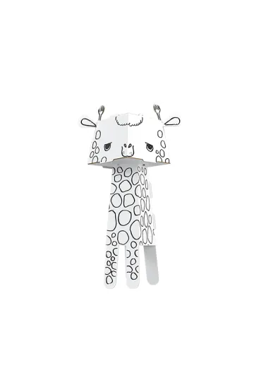 Kolorowanka CubeHead 3D, "�yrafa", Normal