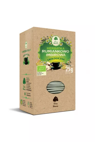 Dary Natury Herbatka rumiankowo-imbirowa 25 x 1 g Bio