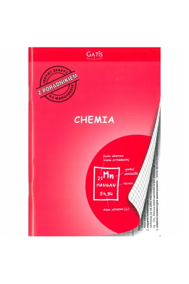 Gatis Zeszyt A5 Chemia kratka 60 kartek