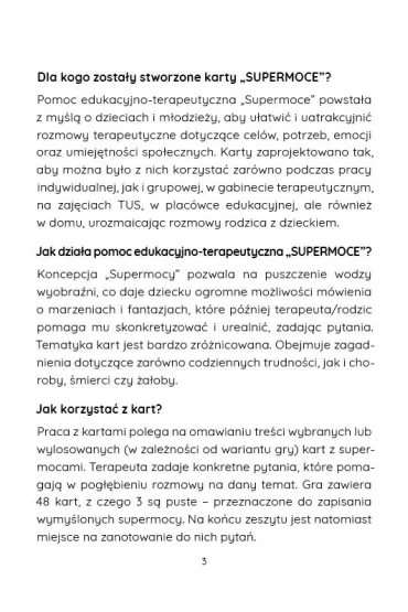 Supermoce karty do pracy nad celami potrzebami emocjami i umiej�tno�ciami spo�ecznymi - Barbara  Pleba�ska