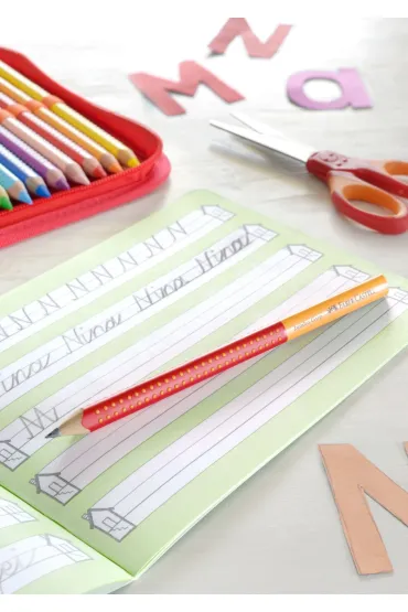 O��wek Jumbo grip Two Tone czerwony Faber-Castell