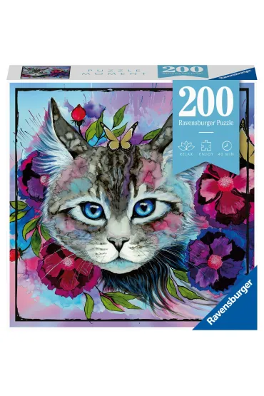 Puzzle 200 el. Kot Ravensburger