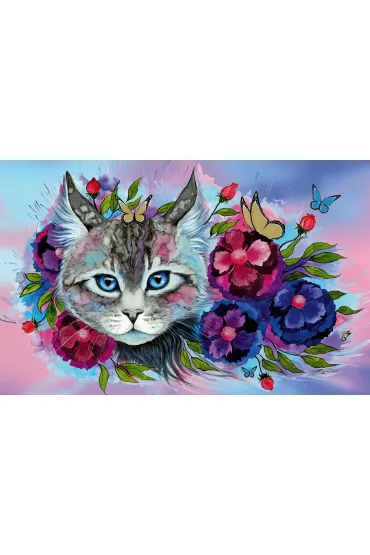Puzzle 200 el. Kot Ravensburger