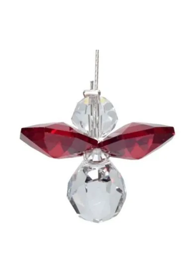 Zawieszka Crystal angel - Garnet