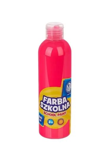 Astra Farba szkolna naturalna tempera fluorescencyjna r�owa 250 ml
