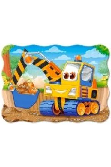 Puzzle konturowe 30 el. Yellow Digger Castorland