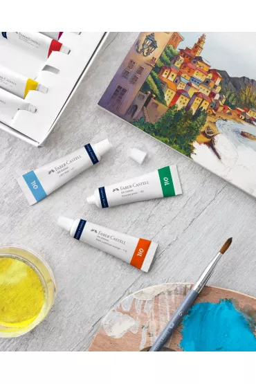 Farby olejne Creative Studio 12kol FABER CASTELL 12 x 9 ml