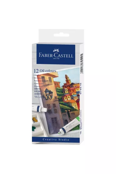 Farby olejne Creative Studio 12kol FABER CASTELL 12 x 9 ml