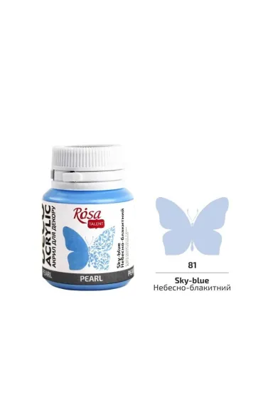 Rosa Farba akrylowa per�owa sky-blue 81 20ml 20 ml