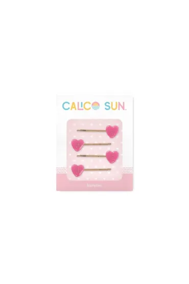 Spinki do w�os�w Sophia - Serduszko 4 szt. Calico Sun