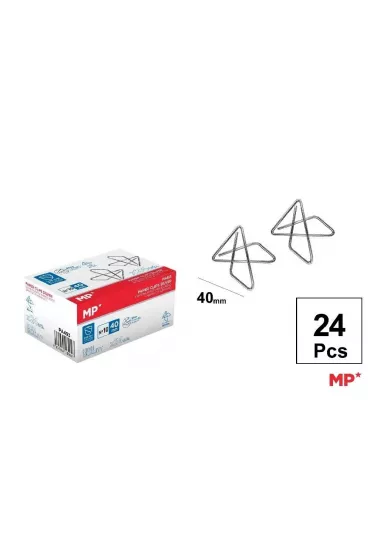 Mp Main Paper Spinacze do papieru krzy�owe Motyl 40mm
