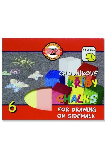 Koh-I-Noor Kreda chodnikowa 6 kolor�w