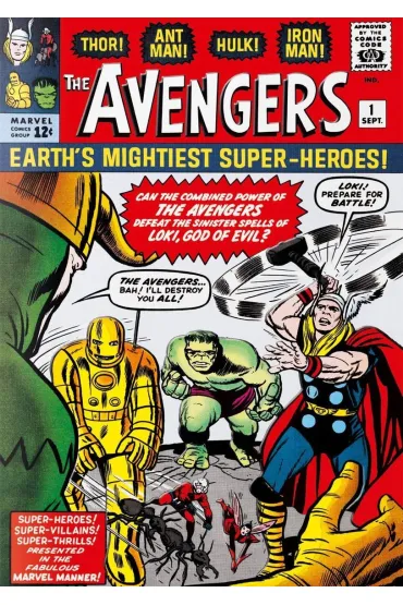 Marvel Comics Library. Avengers. 1963-1965 wer. angielska