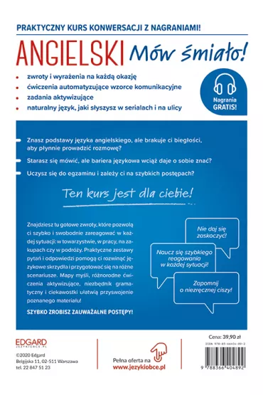 Angielski. M�w �mia�o! Poziom A2-B2 - Joanna  Brodziak