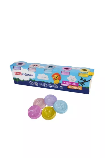 Easy Stationery Masa plastyczna Ciastokreacja per�owa 5 kolor�w
