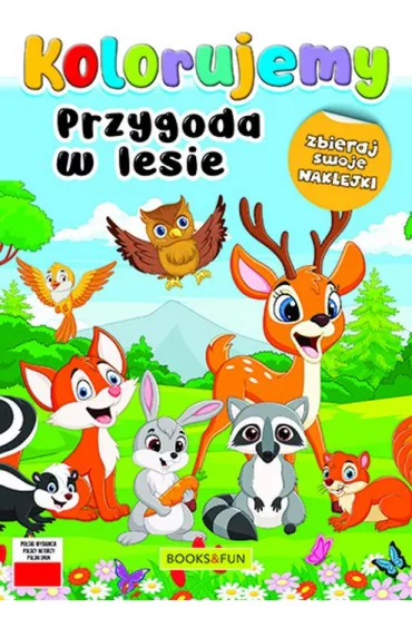 Przygoda w lesie. Kolorujemy