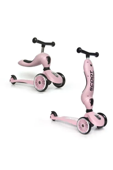 Highwaykick 1 2w1 Je�dzik i hulajnoga tr�jko�owa 1-5 lat Rose Scootandride