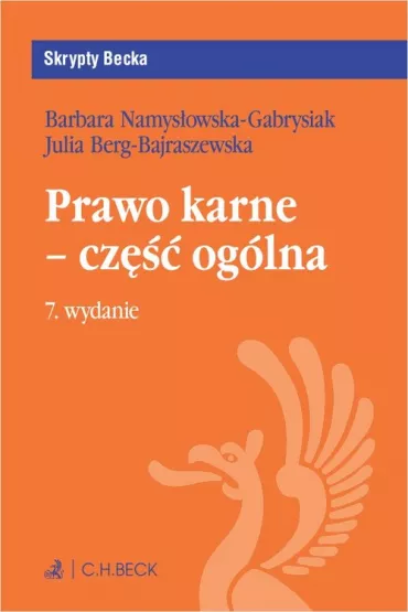 Prawo karne - cz�� og�lna z testami online - Barbara Namys�owska-Gabrysiak, Julia Berg-Bajraszewska
