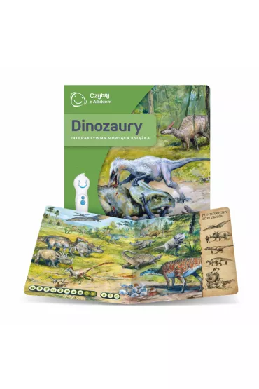 Czytaj z Albikiem. Dinozaury. Interaktywna m�wi�ca ksi��ka - Janusz  S�dzik, M. �t�p�n Rak