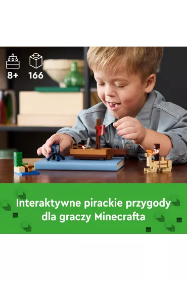 LEGO Minecraft Rejs statkiem pirackim 21259