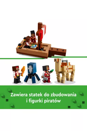 LEGO Minecraft Rejs statkiem pirackim 21259