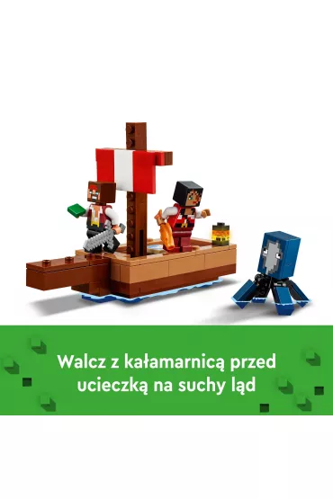 LEGO Minecraft Rejs statkiem pirackim 21259