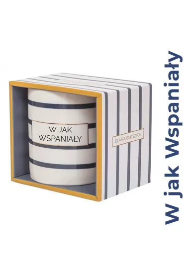 Be-Happy Gifts Kubek prezentowy W jak Wspania�y