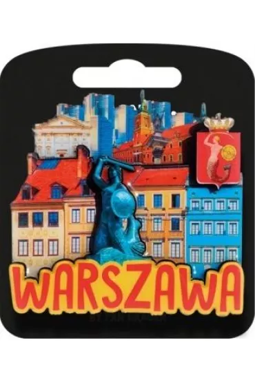 Pan Dragon Magnes I love Poland Warszawa ILP-MAG-C-WAR-13