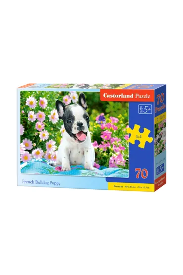 Puzzle 70 el. French Bulldog Puppy Castorland