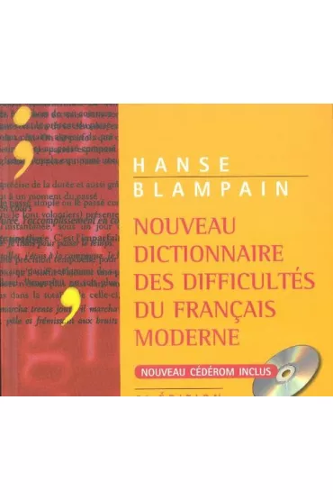 Nouveau Dictionnaire des difficultes du Francais - Daniel Blampain, Joseph Hanse