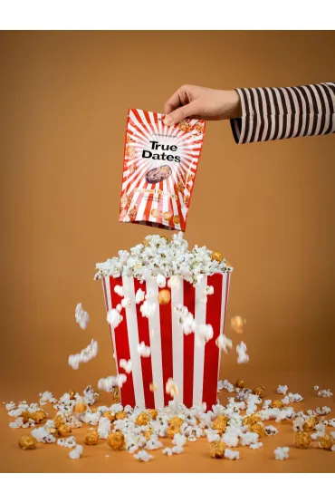 True Dates Daktyle Caramel Popcorn Zestaw 4 x 100 g