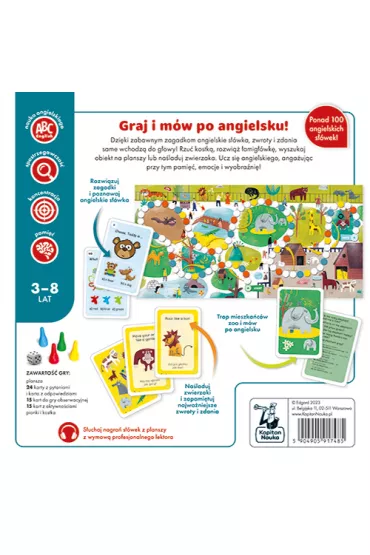 Wyprawa po swka. Angielski dla dzieci. Gra edukacyjna 3-8 lat Edgard - Barbara Jakubowska