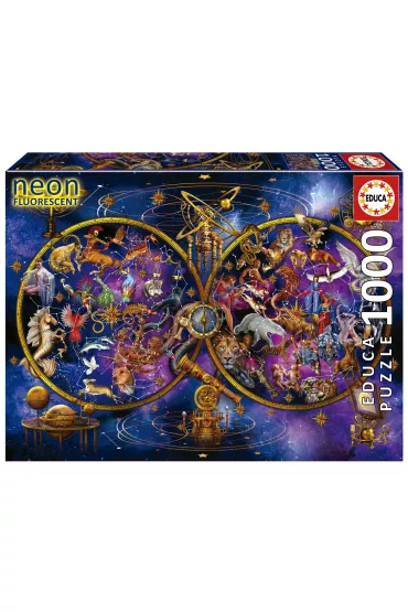 Puzzle 1000 el. Konstelacje (fluorescencyjne) Educa