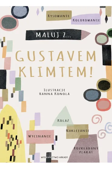 Pakiet: Maluj z Vincentem van Goghiem!, Maluj z Gustavem Klimtem!, Blok artystyczny rysunkowy A3 klejony bia�y, Zestaw do rysowania Artist w metalowym pude�ku