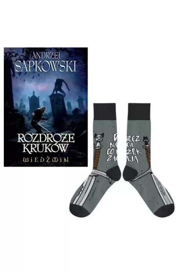 Pakiet Rozdro�e kruk�w. Wied�min. Tom 9, Skarpetki. Dwa miecze - 37/41