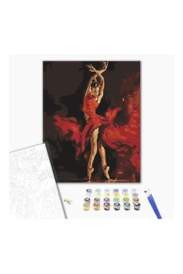 Brushme Malowanie po numerach - W ta�cu 40x50cm