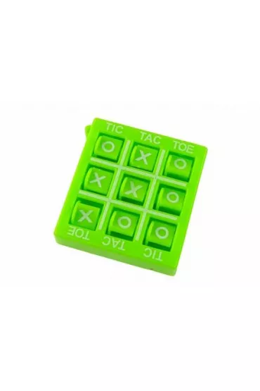 Gra k�ko i krzy�yk 4,5 cm zielona LeanToys