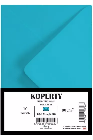 Henry Koperty B6 niebieskie 10 szt.