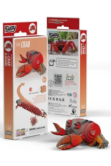 Krab Eugy. Eko Ukladanka 3D