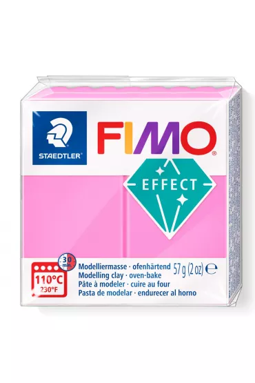 Staedtler Masa plastyczna termoutwardzalna Effect, neon r�owy, 57g, kostka