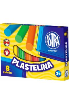 Astra Plastelina 8 kolorw