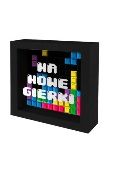 Skarbonka "na nowe gierki" (15x15x5cm) Pan Dragon