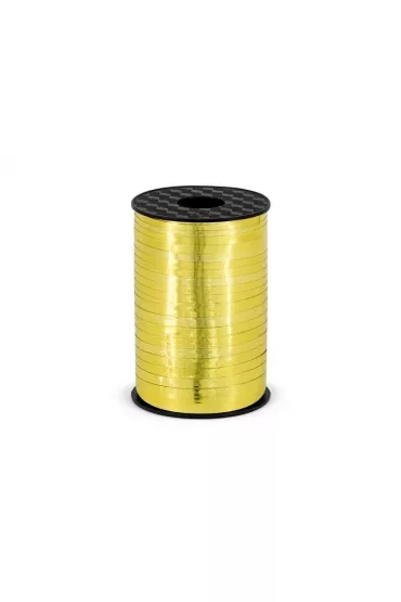 PartyDeco Wst��ka plastikowa z�ota 5 mmx225m