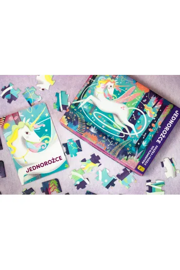 Jednoro�ce. Ksi��ka + puzzle Wilga Play - Anna Paszkiewicz, Irena  Trevisan