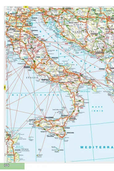 Europa atlas samochodowy 1:800 000