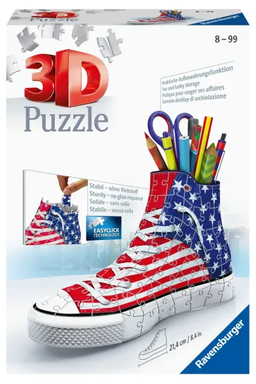 Puzzle 108 el. 3D American Style Przybornik trampek Ravensburger