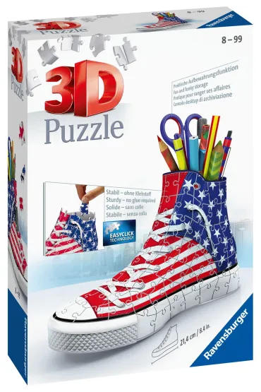 Puzzle 108 el. 3D American Style Przybornik trampek Ravensburger